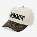 leopard mom trucker hat in leopard print