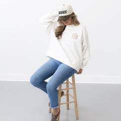 leopard mom trucker hat on emily