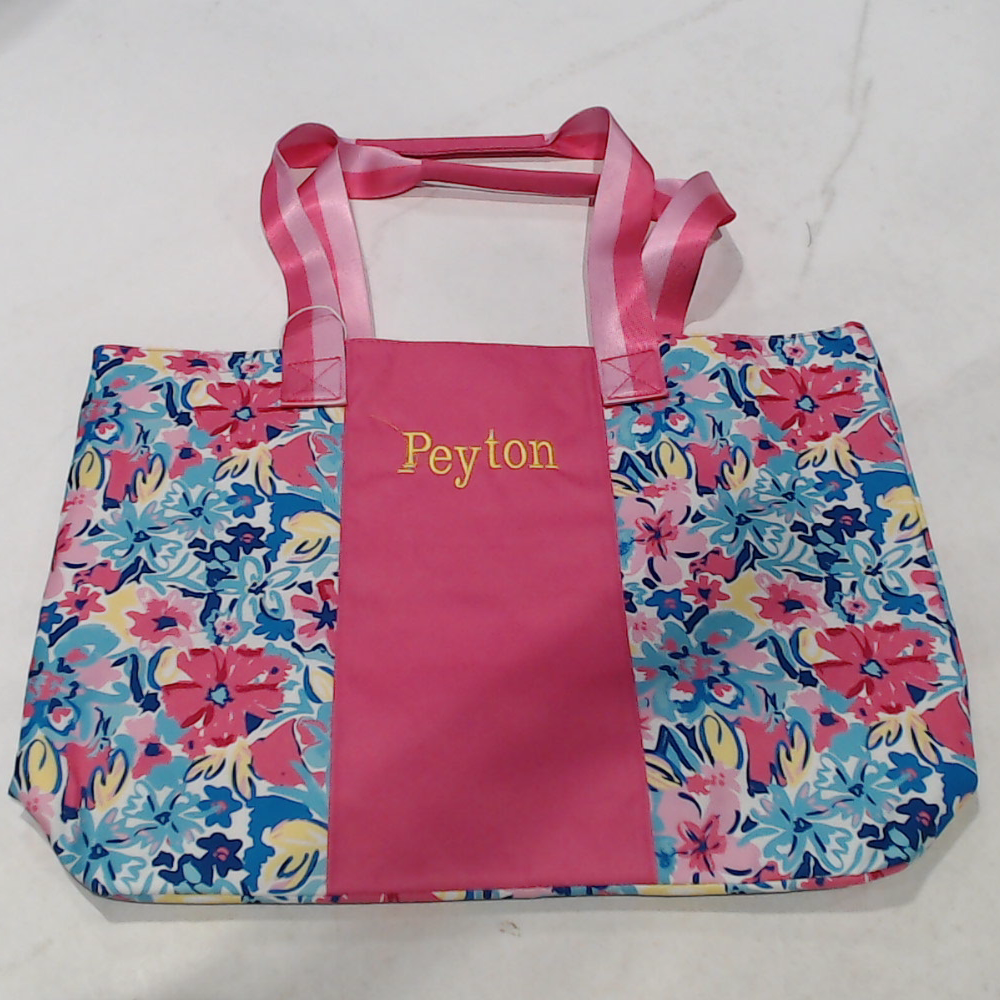 BLOOPER BAG: Monogrammed Tote Bag