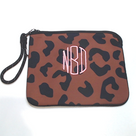 BLOOPER BAG: Monogrammed Neoprene Wristlet