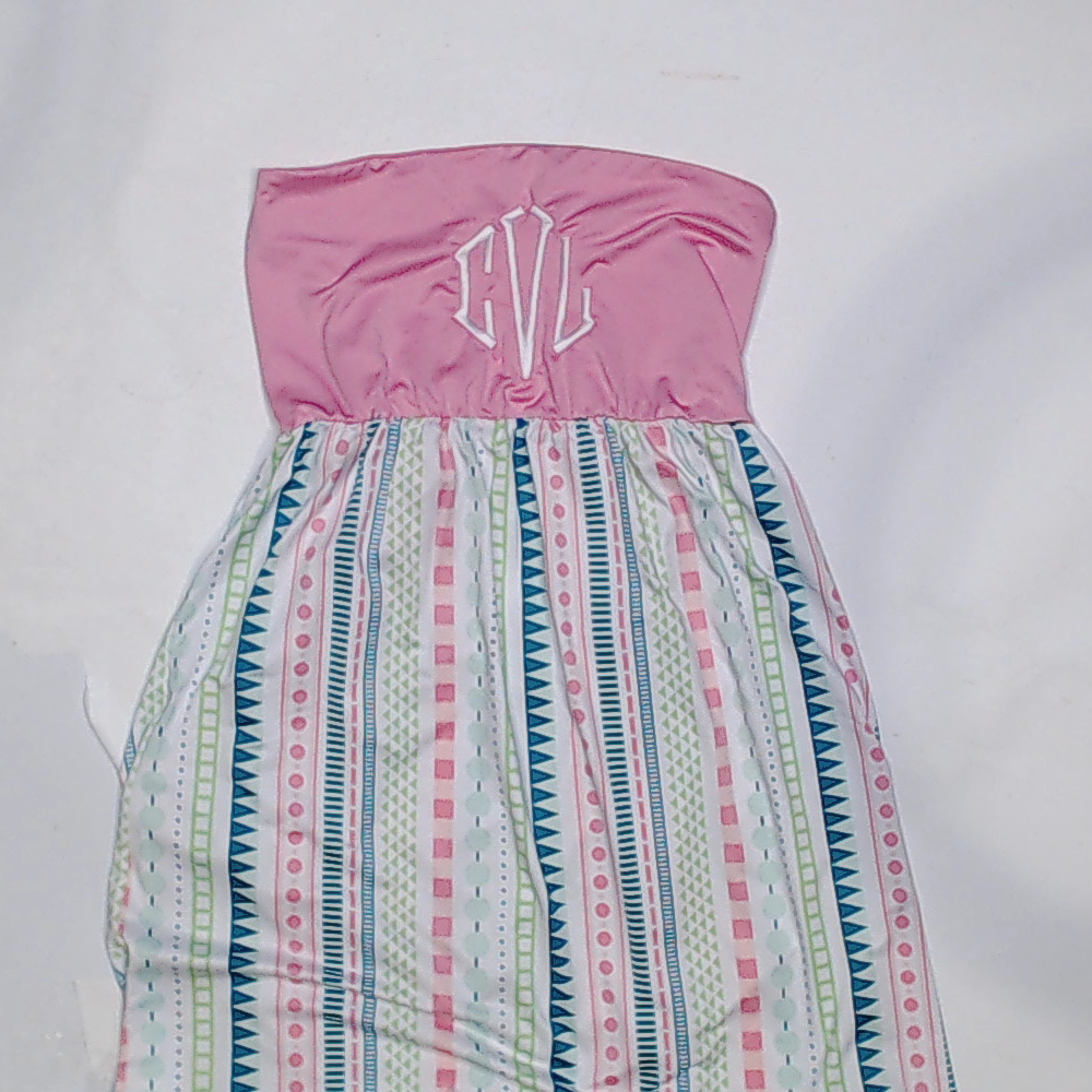 BLOOPER SWIM: Monogrammed Beach Cover Up