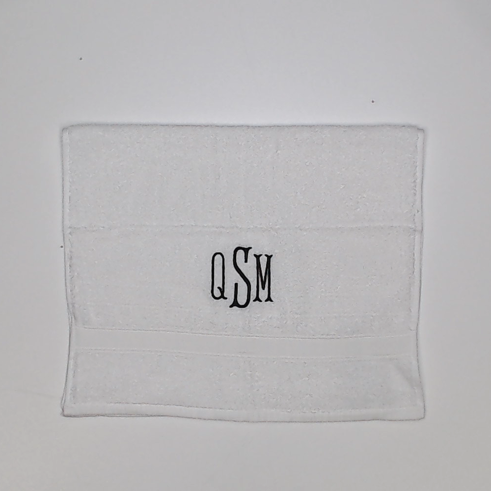 BLOOPER ACCESSORY: Monogrammed Hand Towel