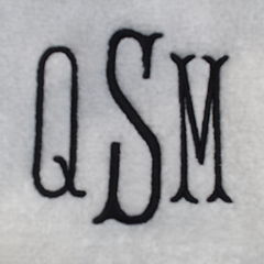 BLOOPER ACCESSORY: Monogrammed Hand Towel