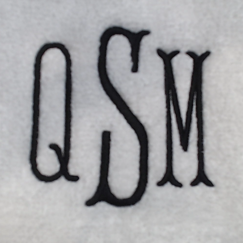 BLOOPER ACCESSORY: Monogrammed Hand Towel