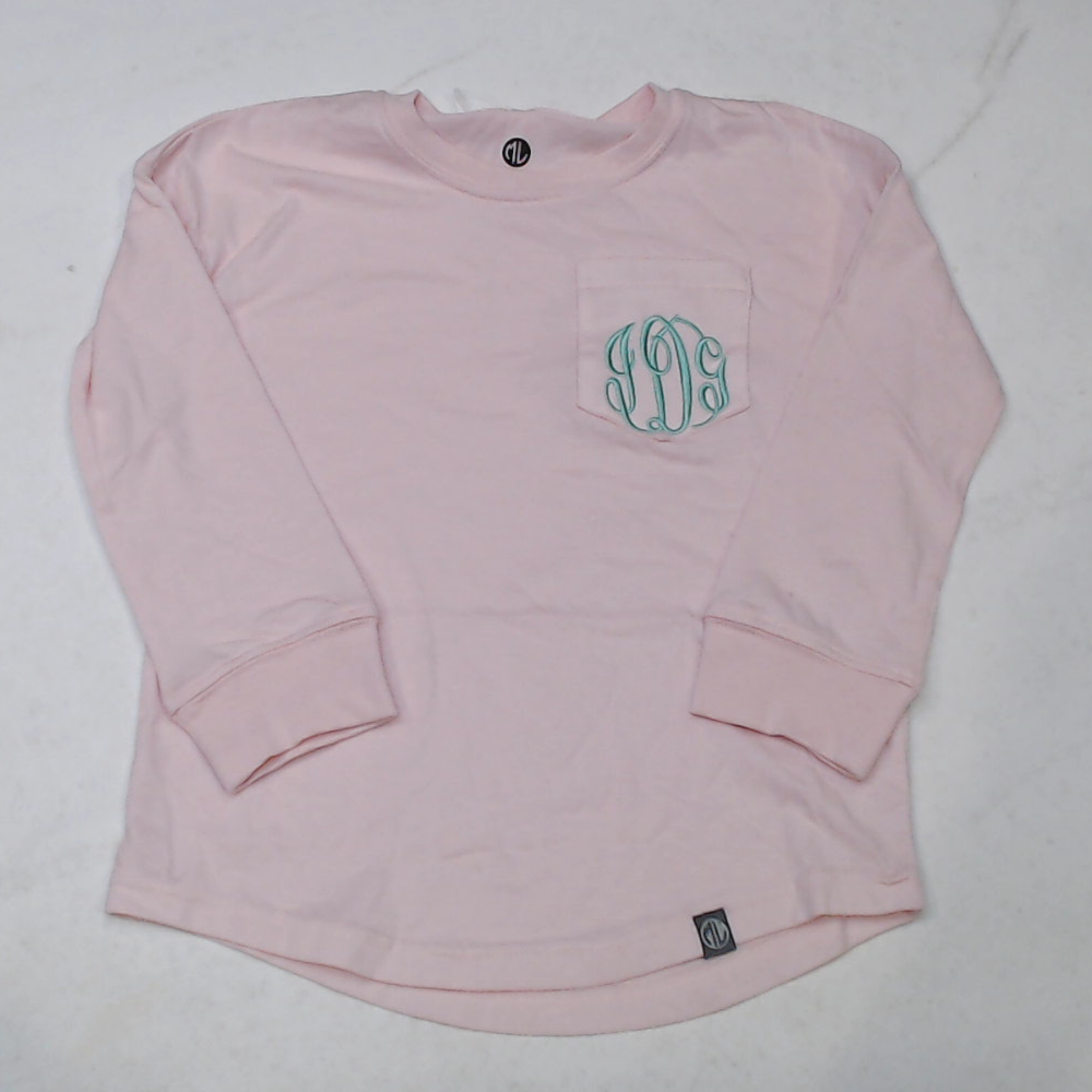BLOOPER KIDS: Monogrammed Kids Long Sleeve Shirt