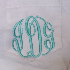 BLOOPER KIDS: Monogrammed Kids Long Sleeve Shirt