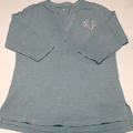 BLOOPER CLOTHING: Monogrammed Henley