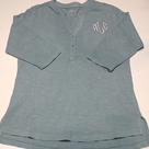 BLOOPER CLOTHING: Monogrammed Henley