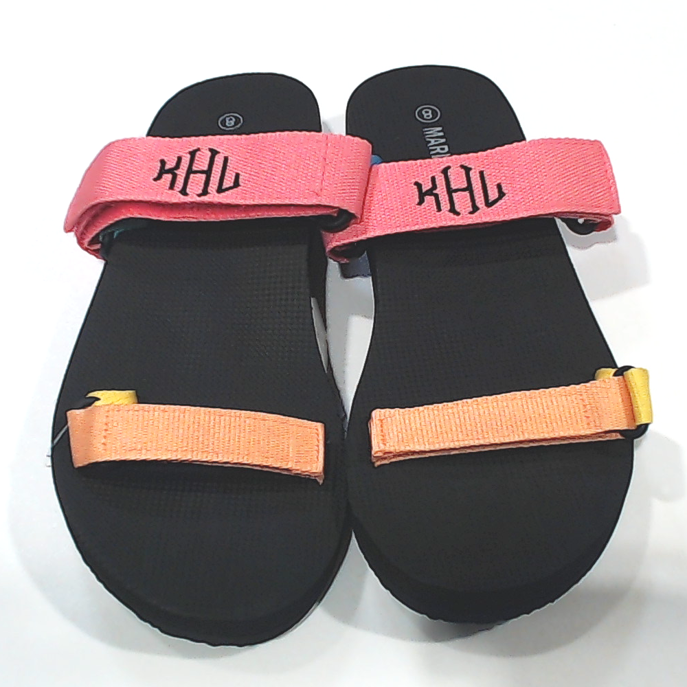 BLOOPER SHOES: Monogrammed Summer Slides