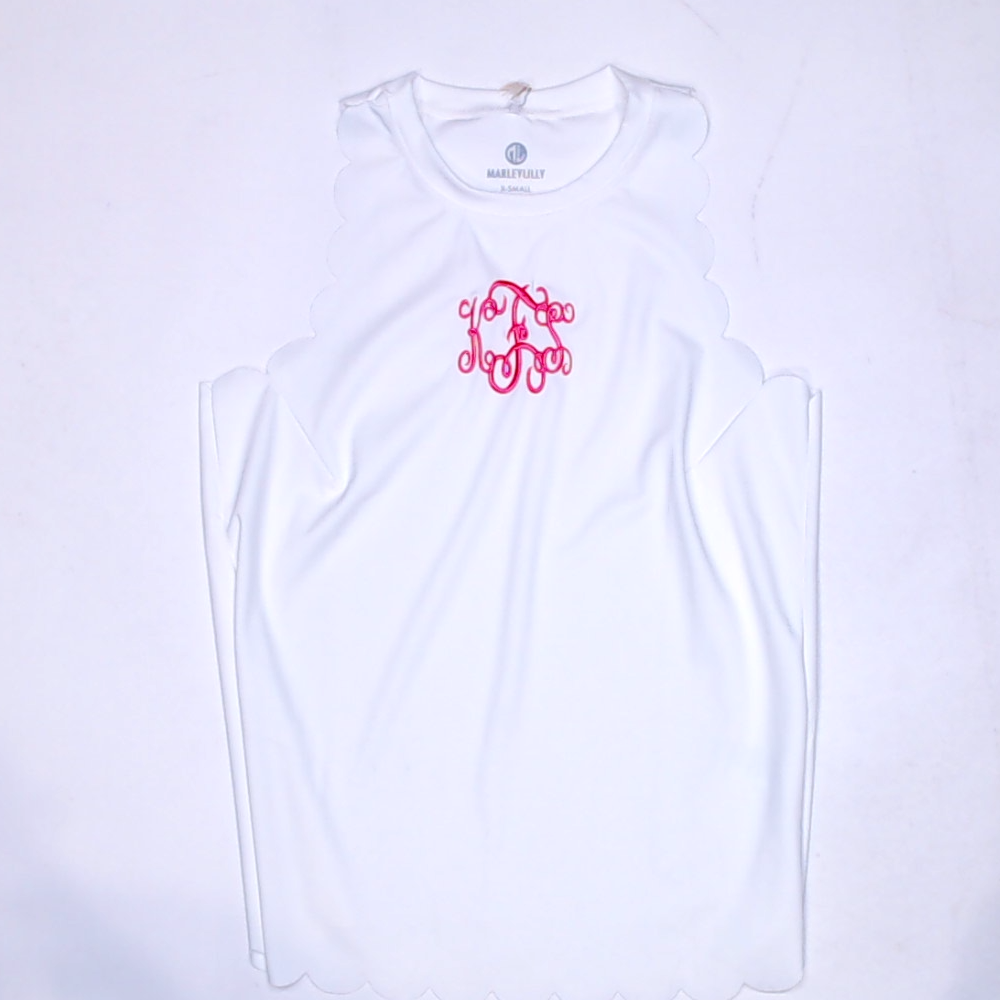 BLOOPER CLOTHING: Monogrammed Exercise Tank