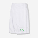 Kappa Delta Towel Wrap | White