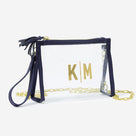 Personalized Clear Stadium Bag | Navy