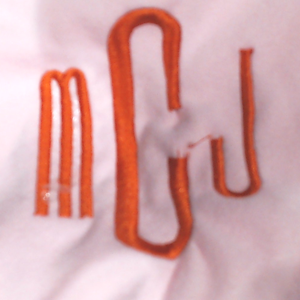 BLOOPER CLOTHING: Monogrammed Sequin Fall Sweatshirt