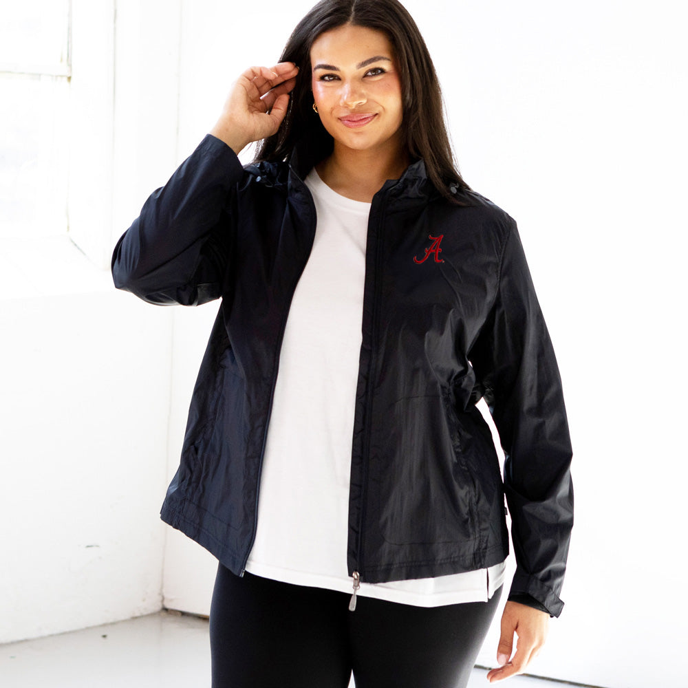 [julia ann] Black Alabama Crimson Tide Puffer Vest