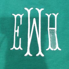 BLOOPER CLOTHING: Monogrammed Waffle Snap Pullover