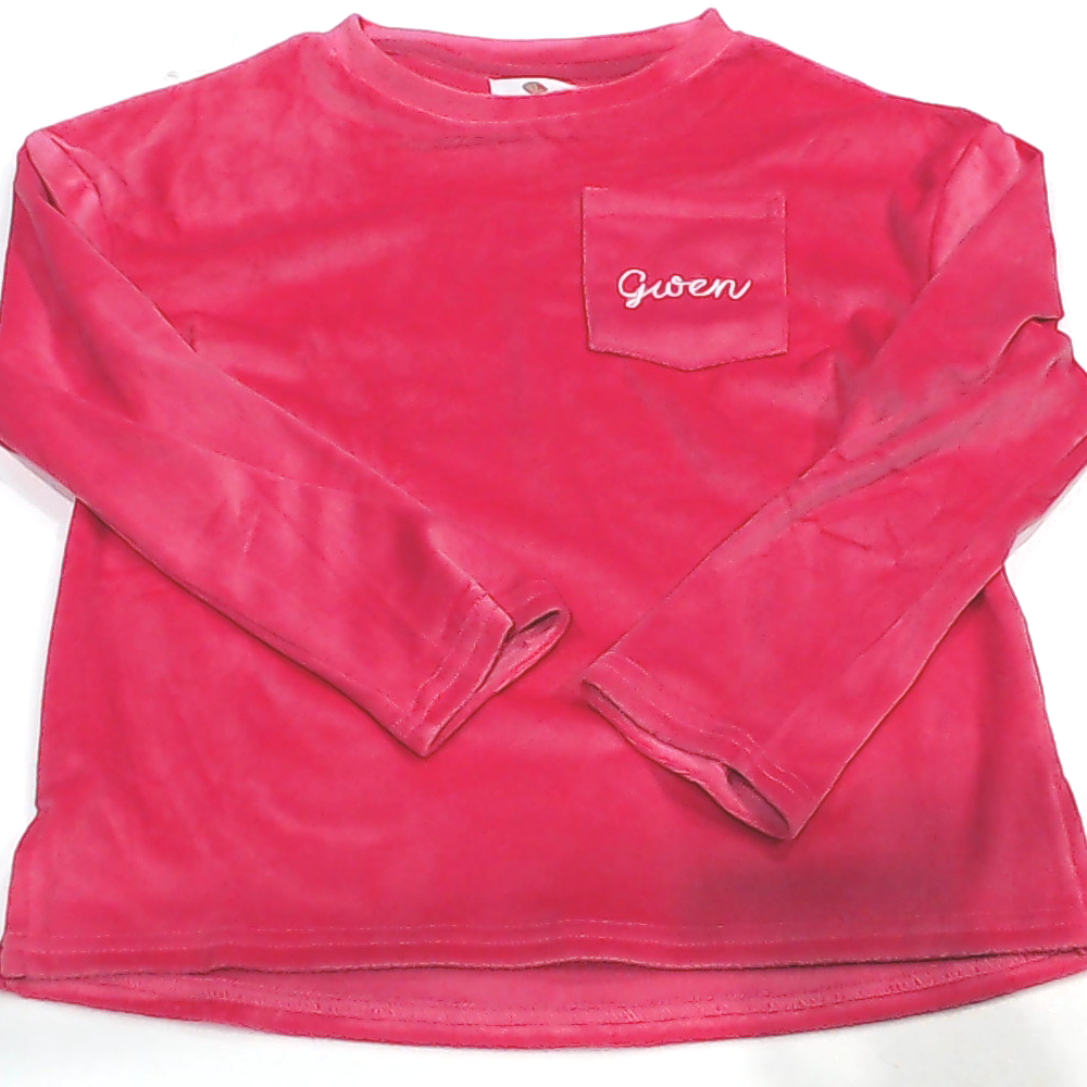 BLOOPER KIDS: Monogrammed Kids Softspun Lounge Top