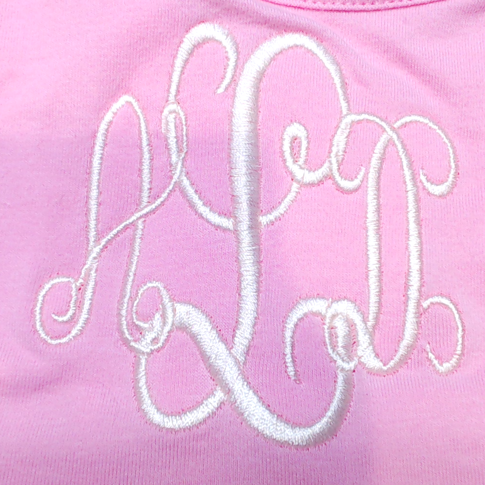 BLOOPER KIDS: Monogrammed Girls Ruffle Tunic Legging Set