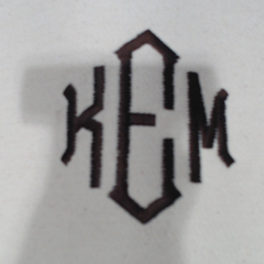 BLOOPER BAG: Monogrammed Vintage Weekender