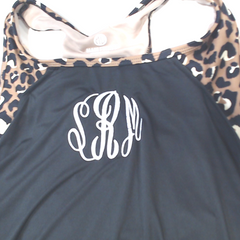 BLOOPER SWIM: Monogrammed Tankini