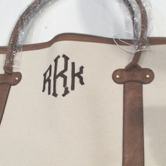 BLOOPER BAG: Monogrammed Vintage Weekender