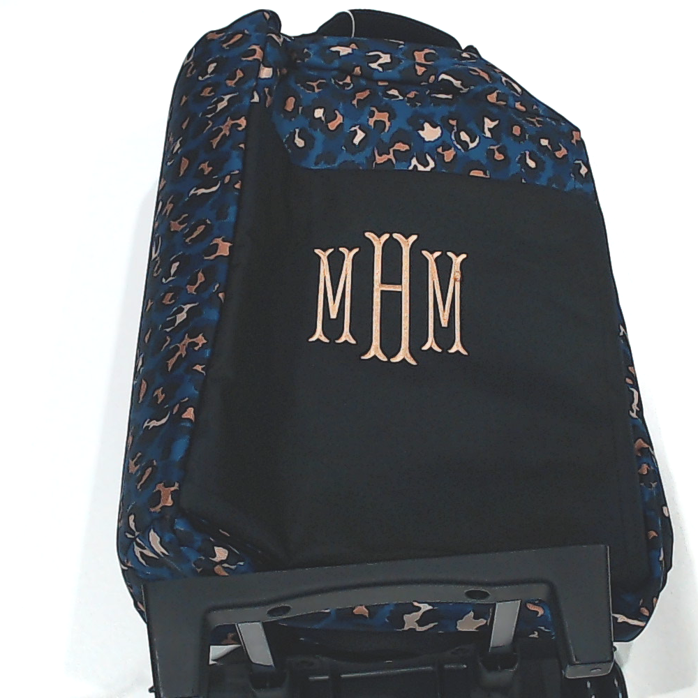BLOOPER BAG: Monogrammed Rolling Duffel Bag