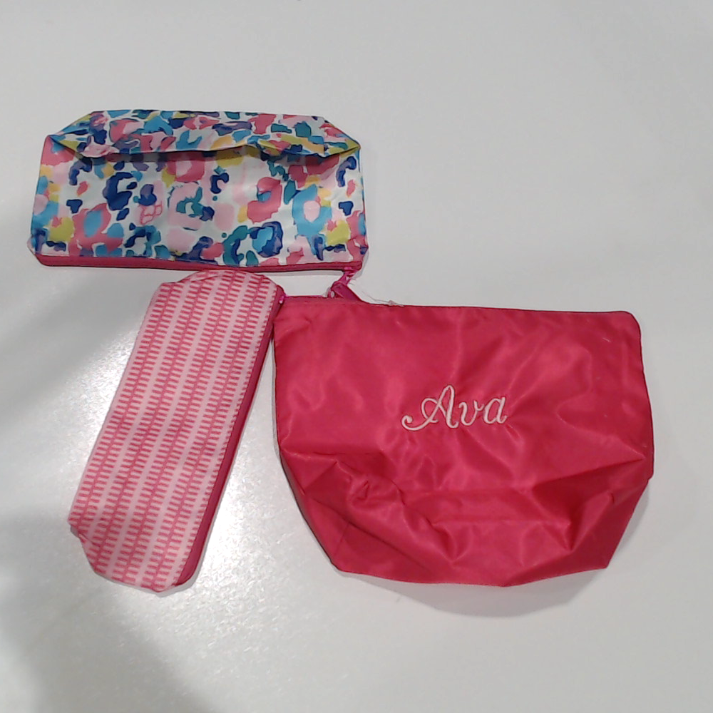 BLOOPER BAG: Monogrammed Packable Cosmetic Bags