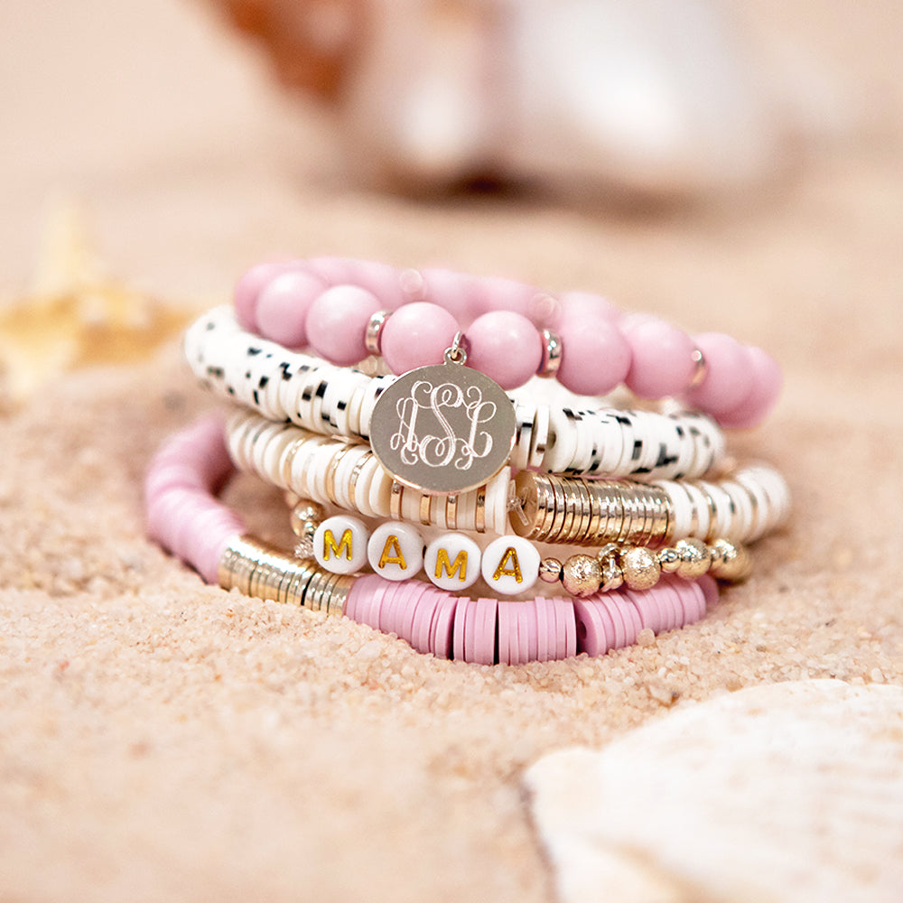 mama bracelet in sand