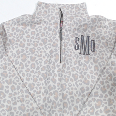 BLOOPER CLOTHING: Monogrammed Quarter Zip Sweatshirt