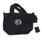 BLOOPER BAG: Monogrammed Diamond Quilted Crossbody