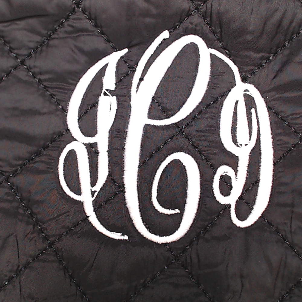 BLOOPER BAG: Monogrammed Diamond Quilted Crossbody