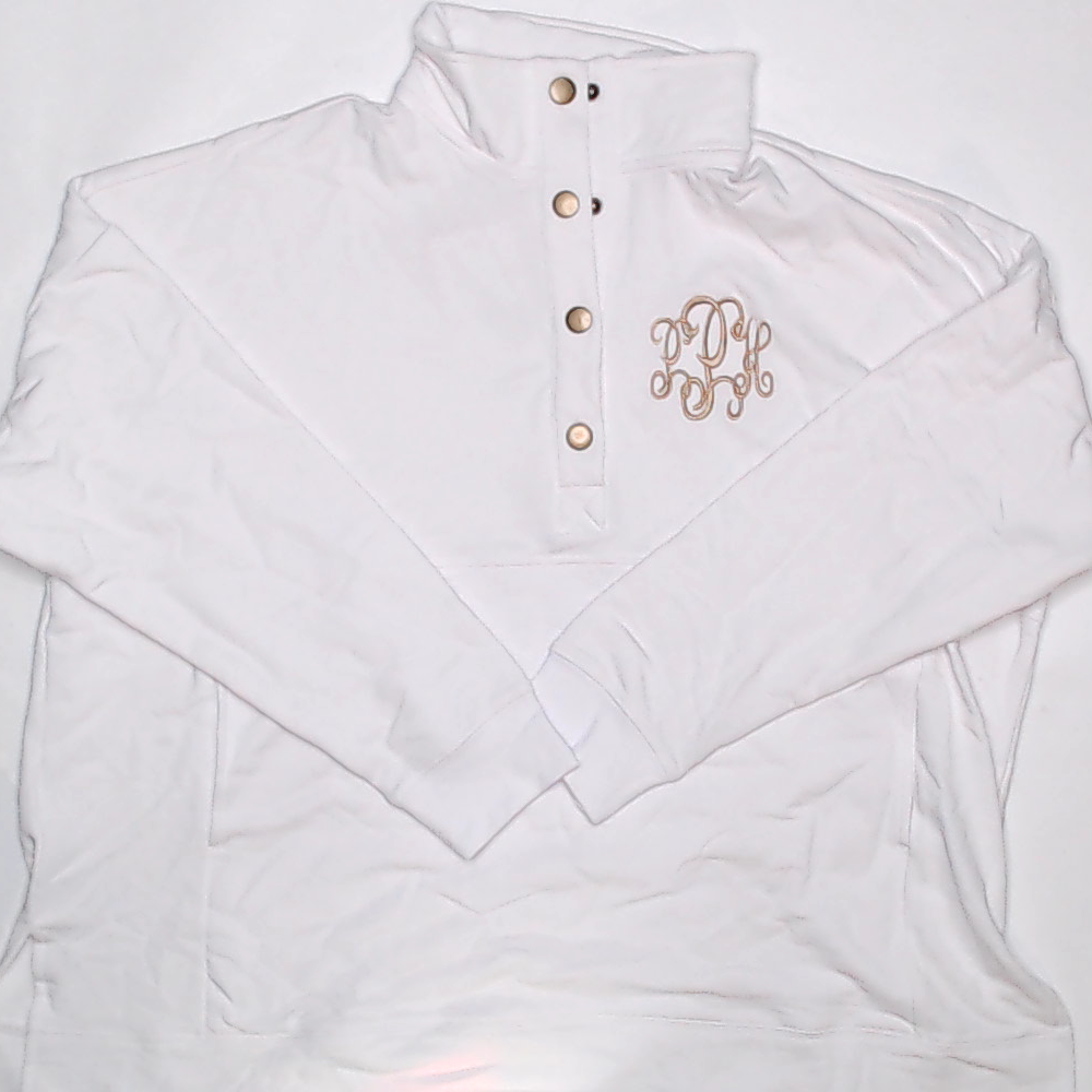 BLOOPER CLOTHING: Monogrammed Pullover