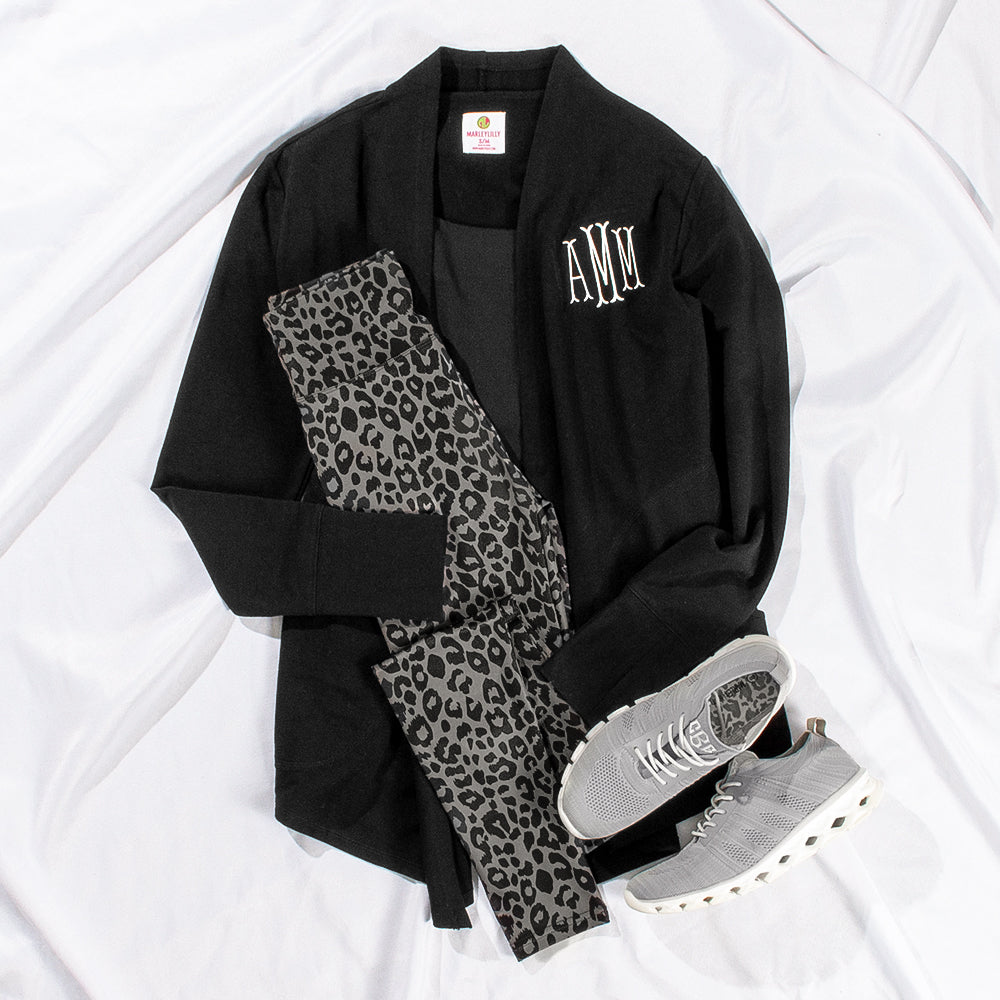 Black Cardigan OOTD
