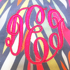 BLOOPER BAG: Monogrammed Travel Jewelry Case