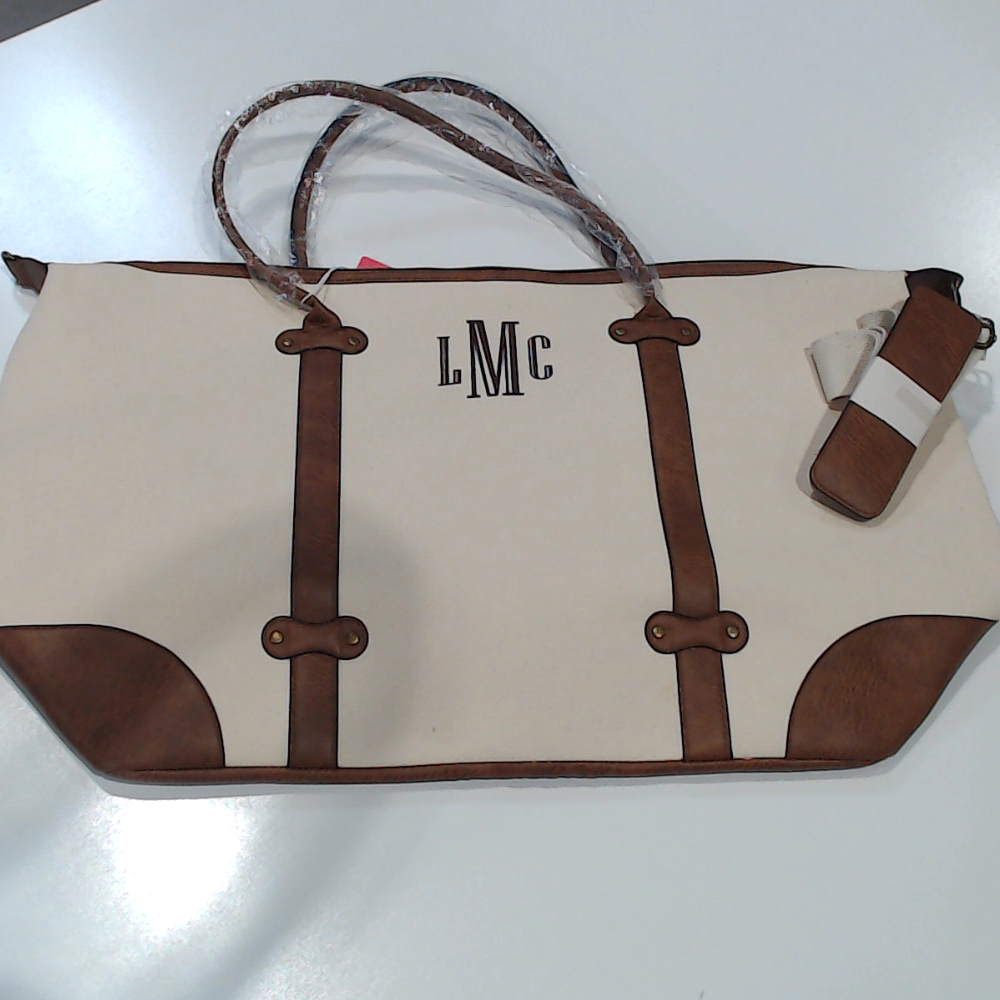BLOOPER BAG: Monogrammed Vintage Weekender