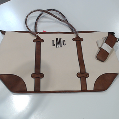 BLOOPER BAG: Monogrammed Vintage Weekender