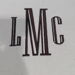 BLOOPER BAG: Monogrammed Vintage Weekender