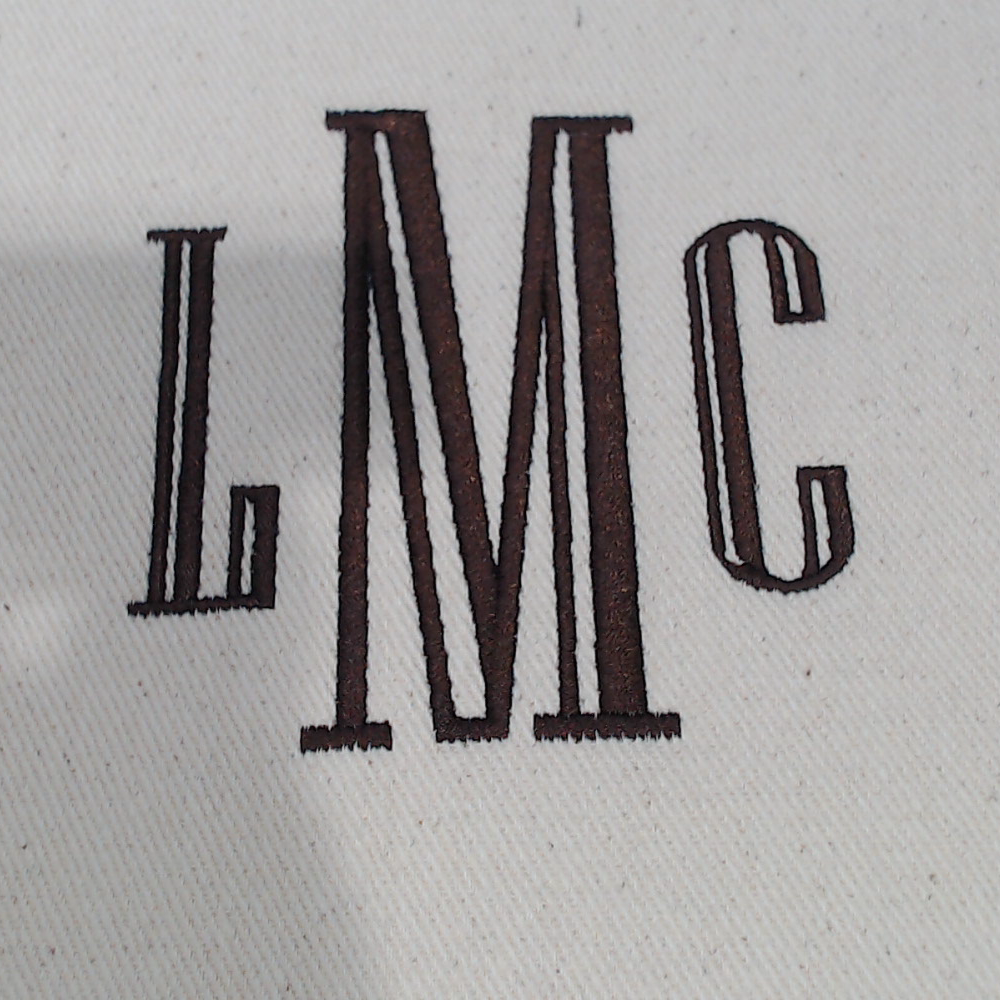 BLOOPER BAG: Monogrammed Vintage Weekender