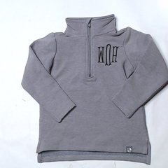 BLOOPER KIDS: Monogrammed Kids Pullover Sweatshirt