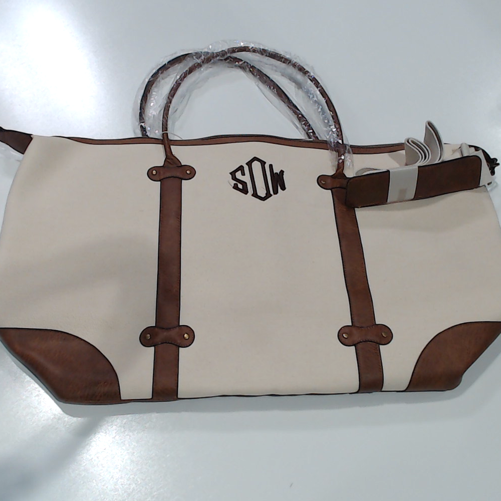 BLOOPER BAG: Monogrammed Vintage Weekender