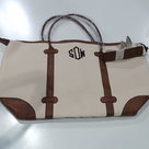 BLOOPER BAG: Monogrammed Vintage Weekender