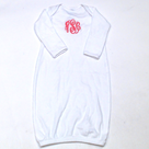 BLOOPER KIDS: Monogrammed Baby Layette Gown