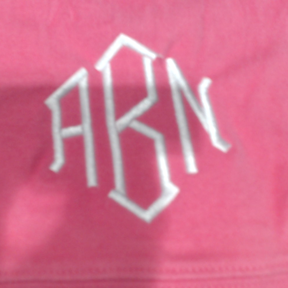 BLOOPER CLOTHING: Monogrammed Sequin Sports Sweatshirt
