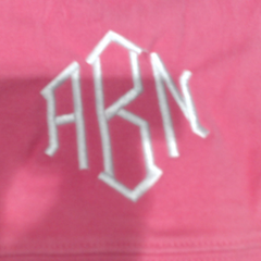 BLOOPER CLOTHING: Monogrammed Sequin Sports Sweatshirt