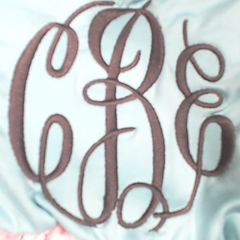 BLOOPER SWIM: Monogrammed Swimsuit Cover Up