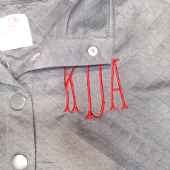 BLOOPER CLOTHING: Monogrammed Quilted Pullover