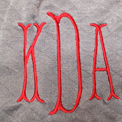 BLOOPER CLOTHING: Monogrammed Quilted Pullover