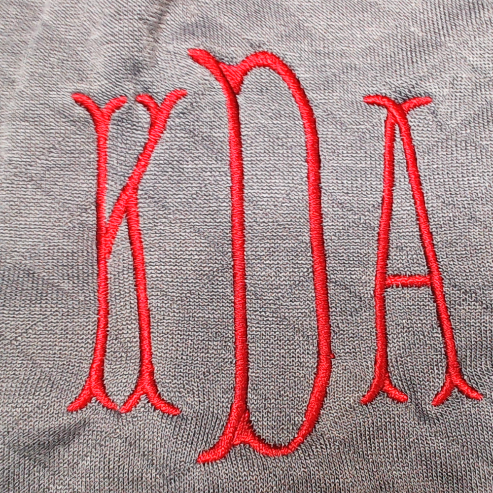 BLOOPER CLOTHING: Monogrammed Quilted Pullover