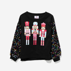 Kids Nutcracker Sweatshirt in Black
