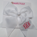 BLOOPER KIDS: Monogrammed Girls Hair Bow