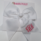 BLOOPER KIDS: Monogrammed Girls Hair Bow